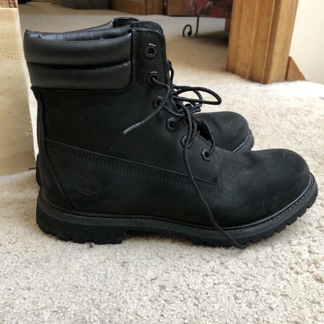 womens black timberland boots sale