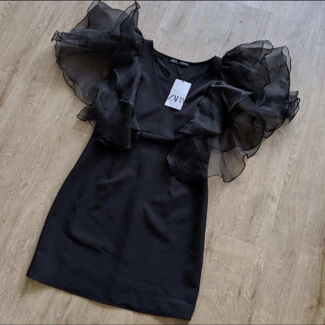 Zara Women's Black Dress | Depop