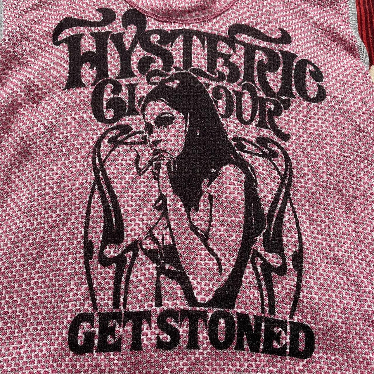 Vintage Hysteric Glamour get stoned tank top Pit... - Depop