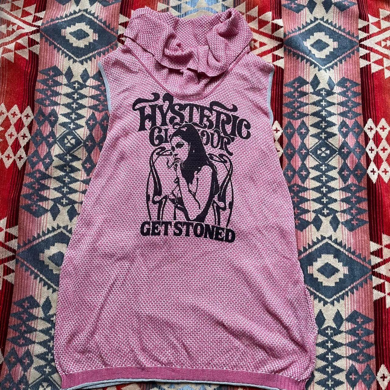 Vintage Hysteric Glamour get stoned tank top Pit... - Depop