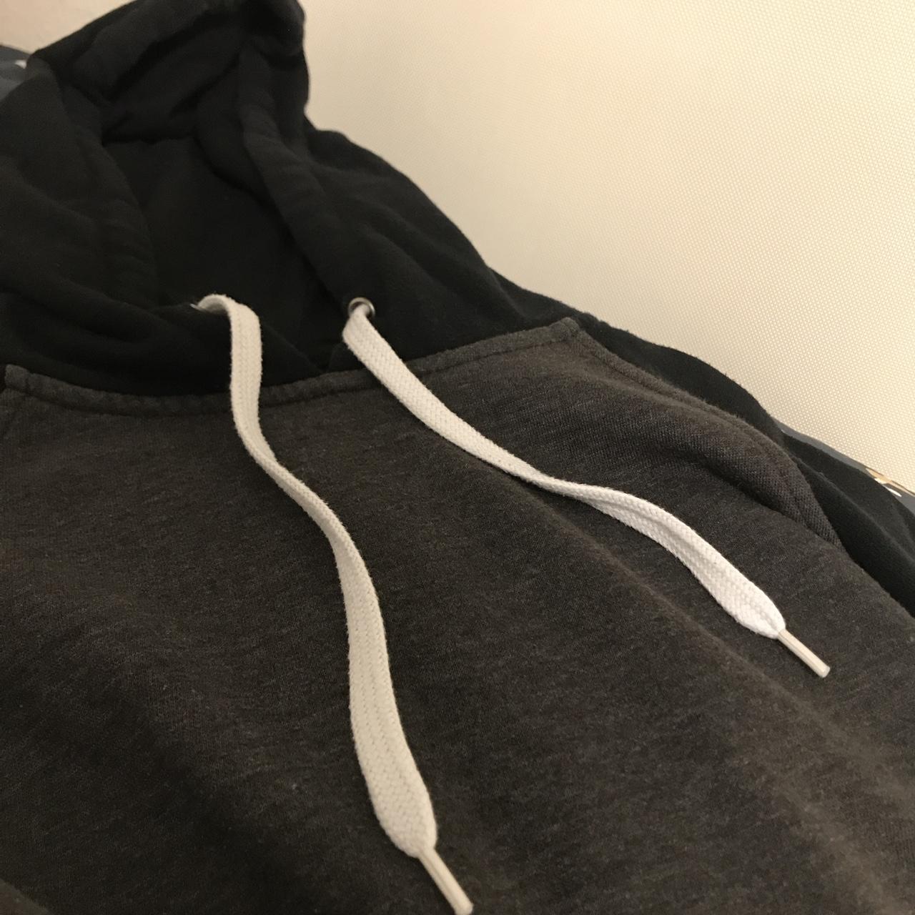 Black scale hoodie Era: modern Color: grey  - Depop