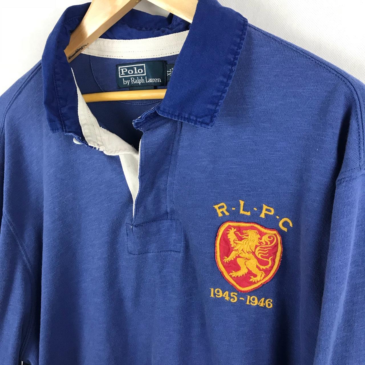 🌋Polo Ralph Lauren R.L.P.C 1945-46 Rugby shirt XL - Depop