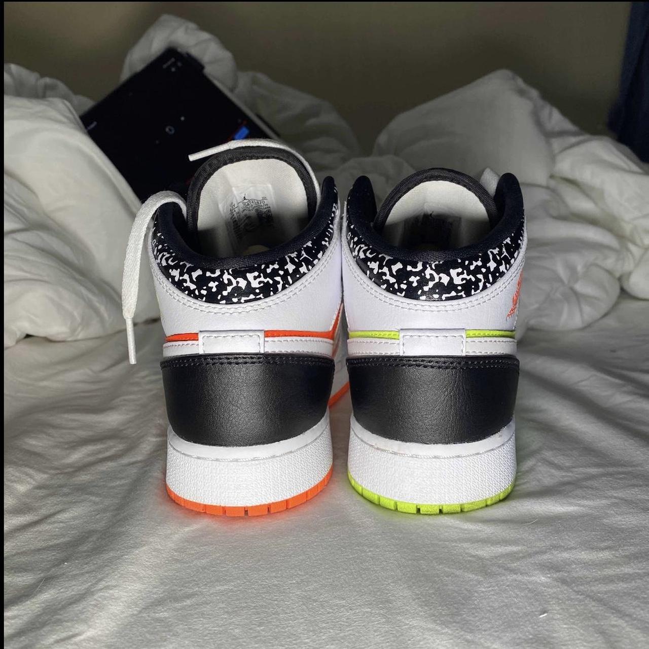 Name Air Jordan 1 Mid GS 'Notebook' sneakers Size... Depop