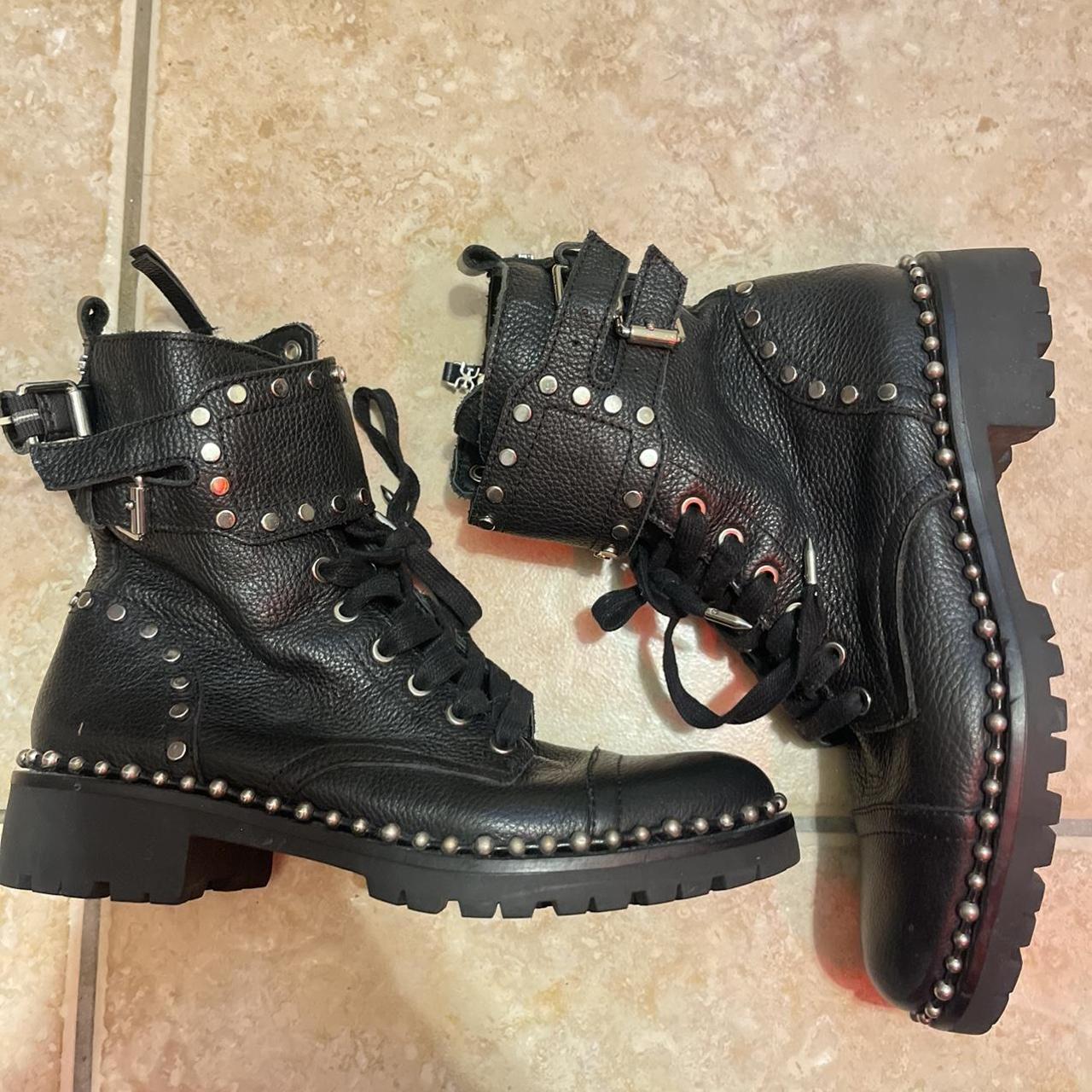 Sam edelman clearance studded combat boots