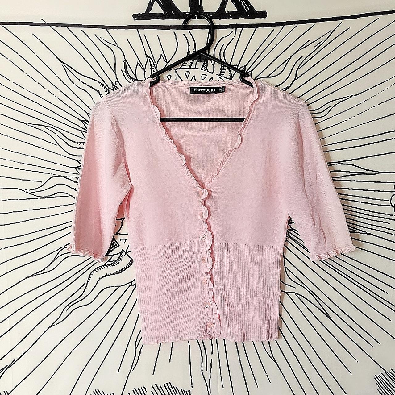 adorable baby pink cardigan! 🌸 this super cute... Depop