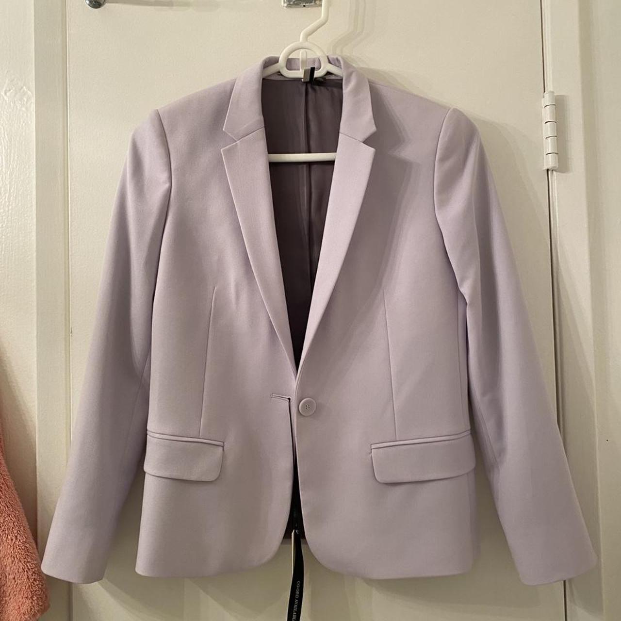 Free shipping! Topshop lilac blazer in a petite size... - Depop
