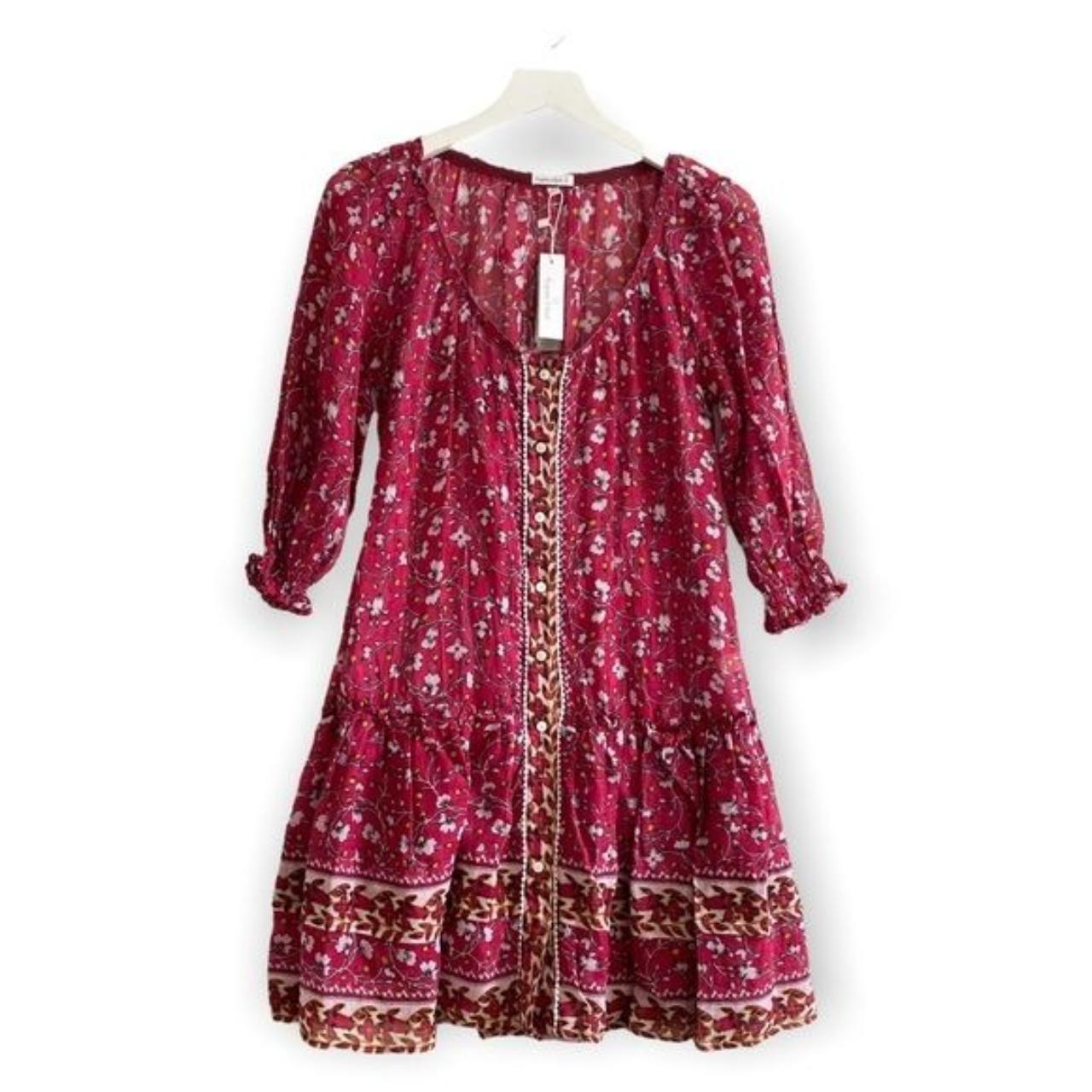 Poupette St Barth Women's Pink and Red Dress