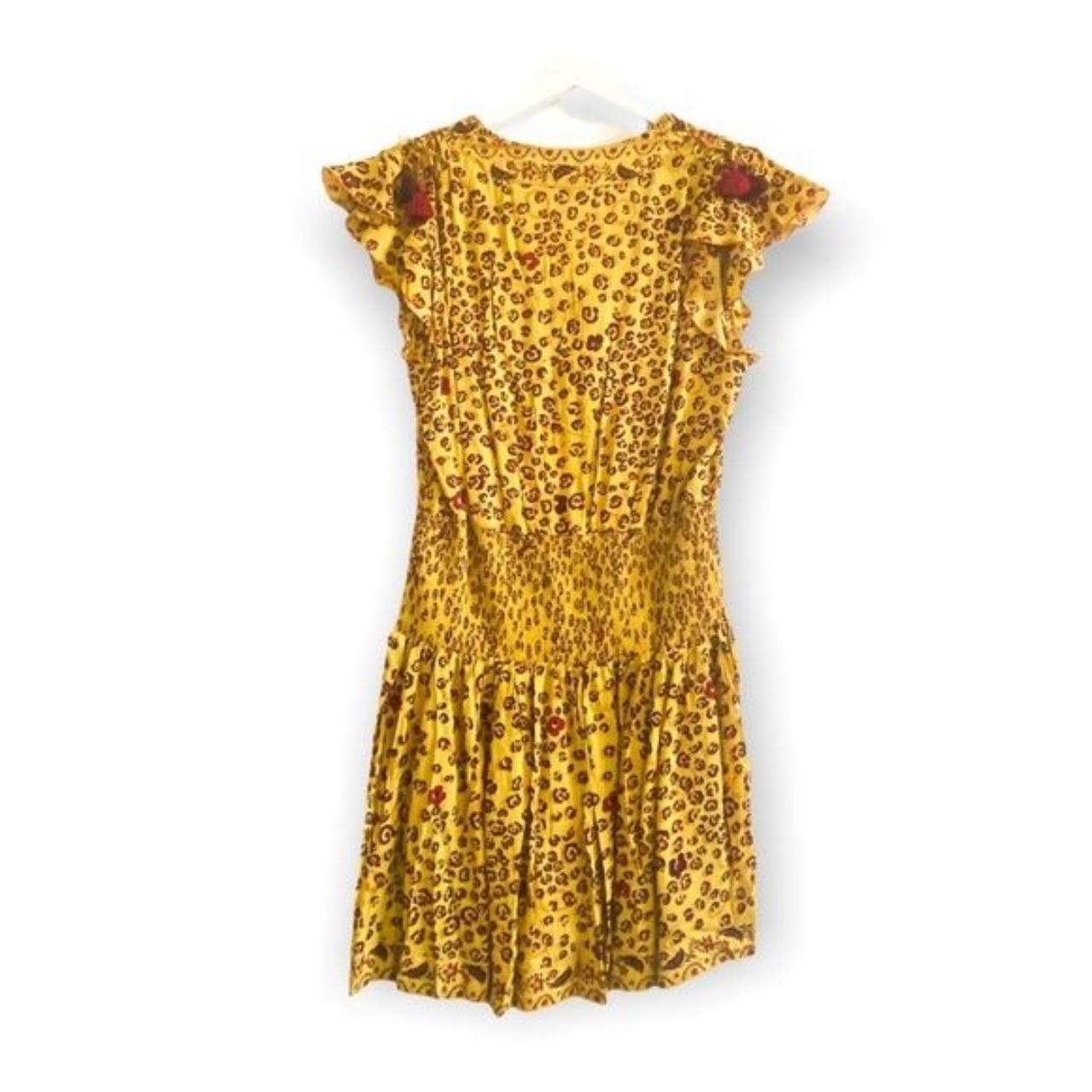 Poupette St Barth Women's Yellow and Red Dress (2)