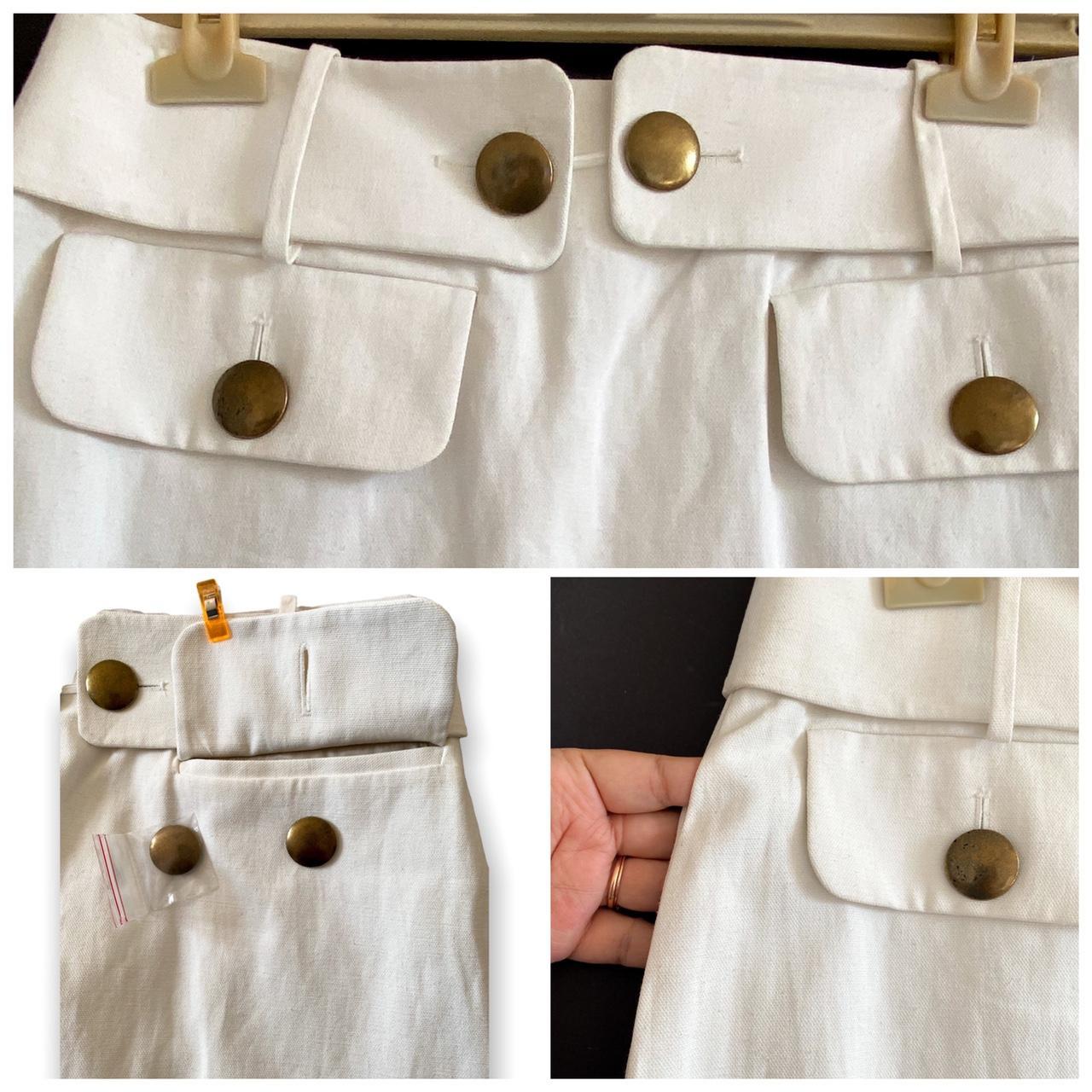 Chloé Women's White and Cream Skirt (3)