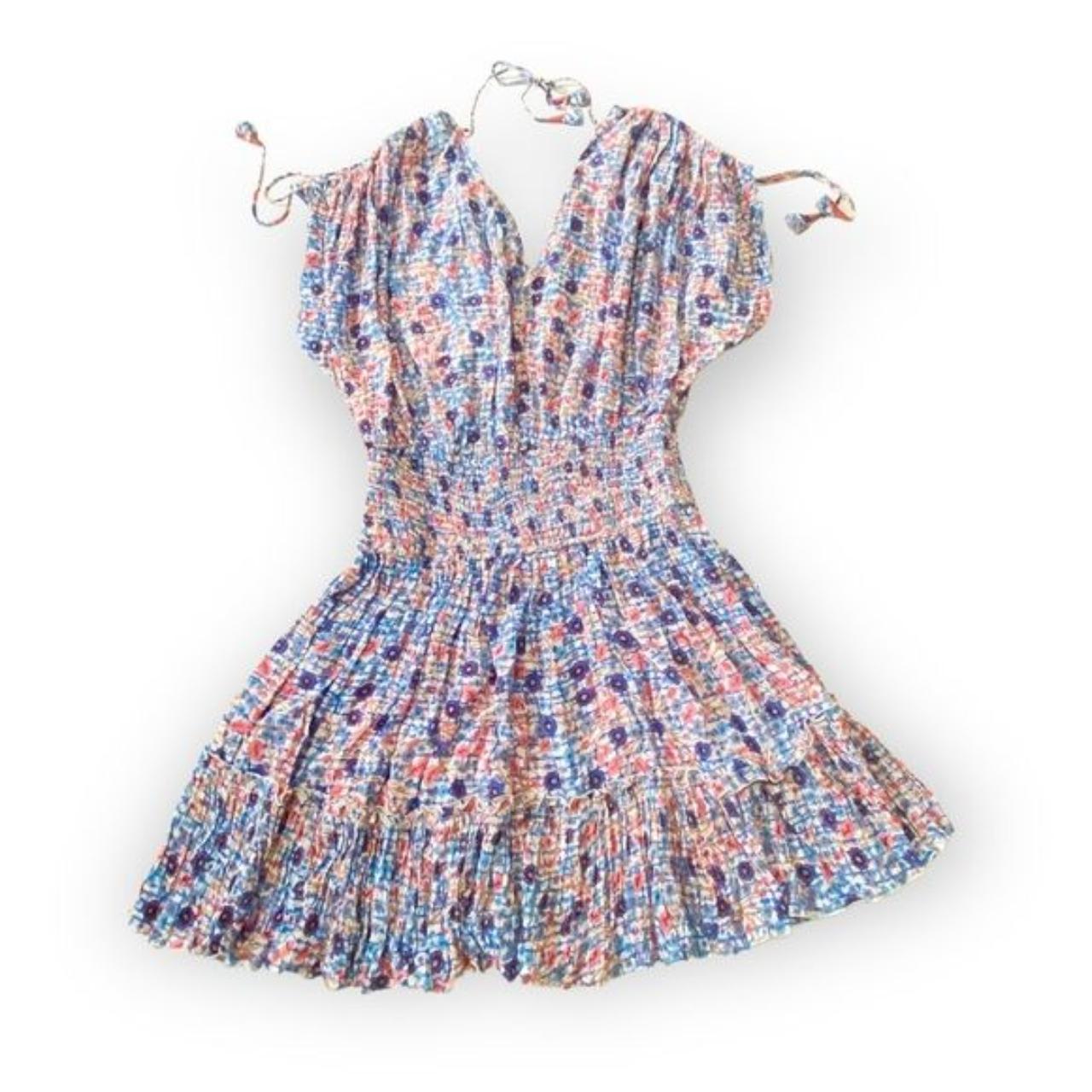 Poupette St Barth Women's Blue and Pink Dress
