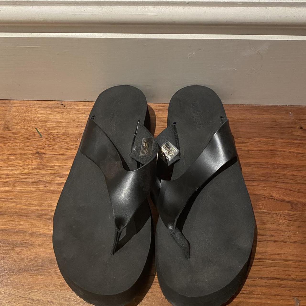 Hush leather look sandals Perfect for summer... - Depop