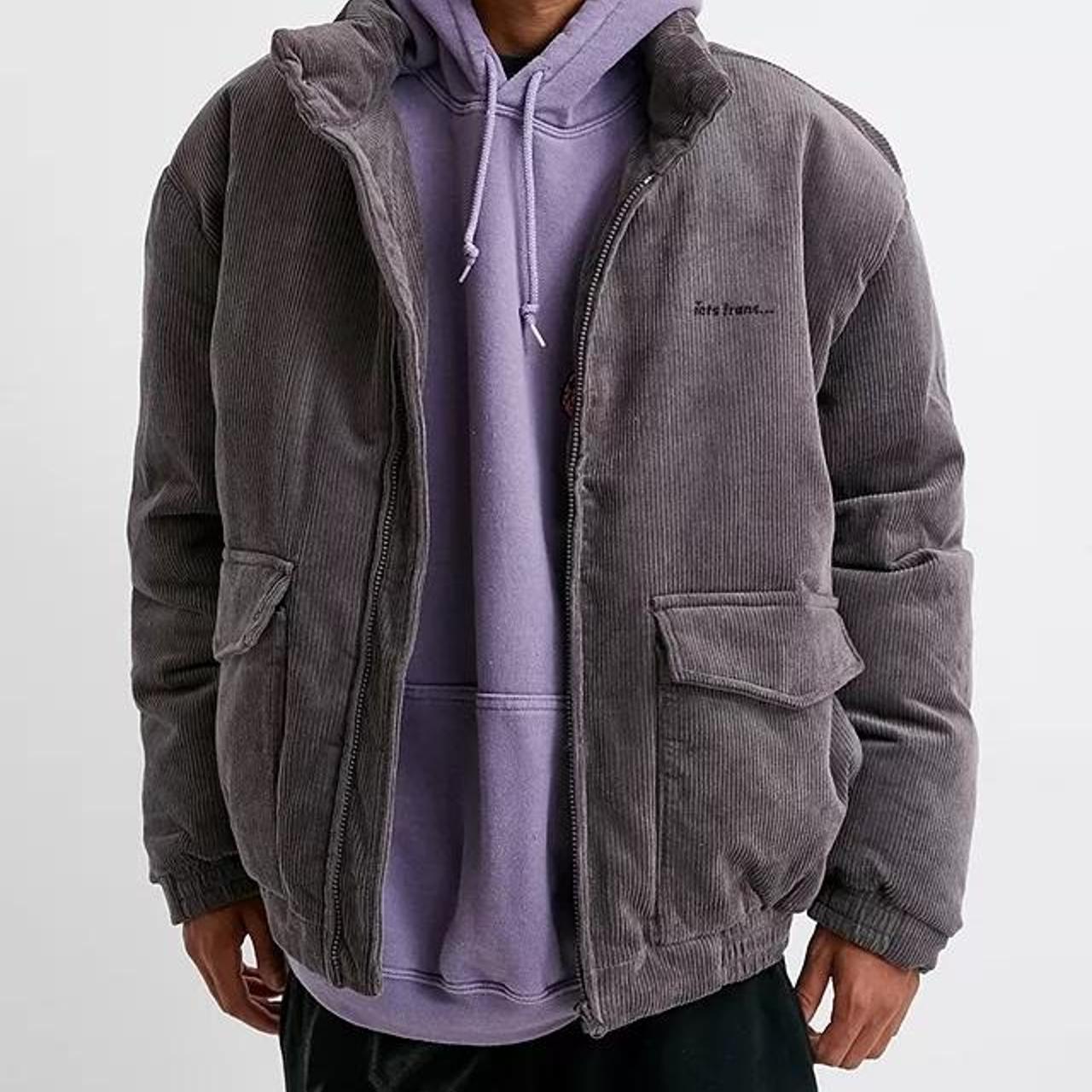 Urban - Lets Frans Corduroy Puffer Jacket Label size... - Depop