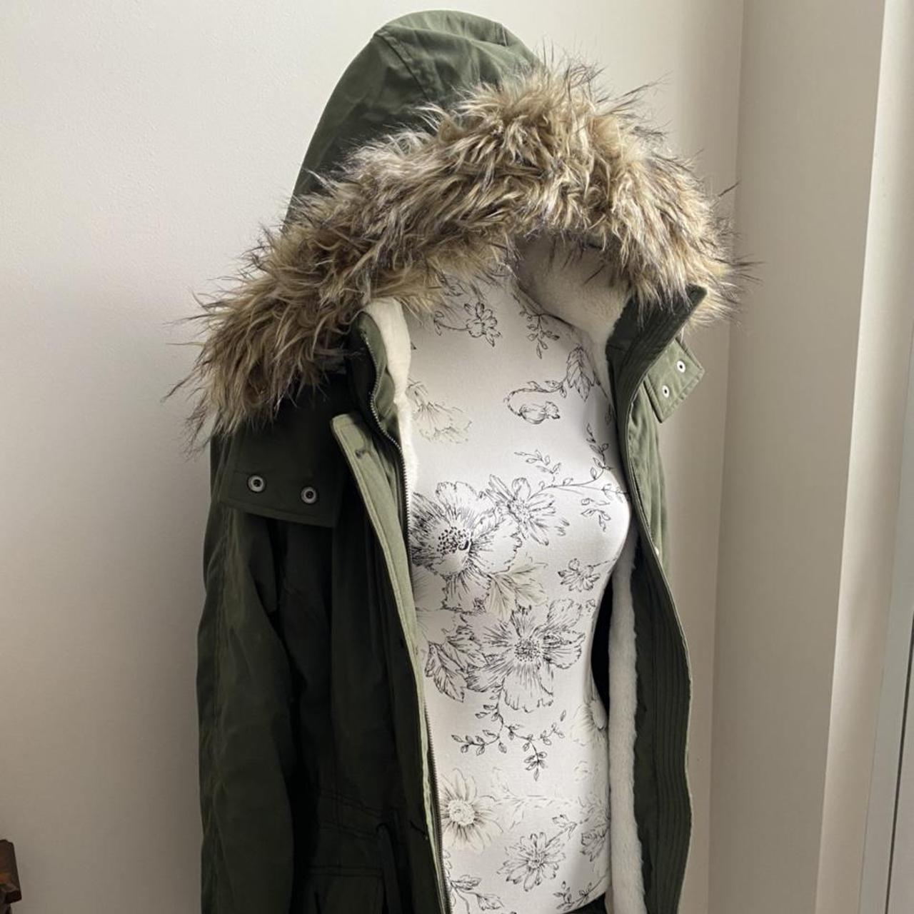 Hollister fur sales lined jacket