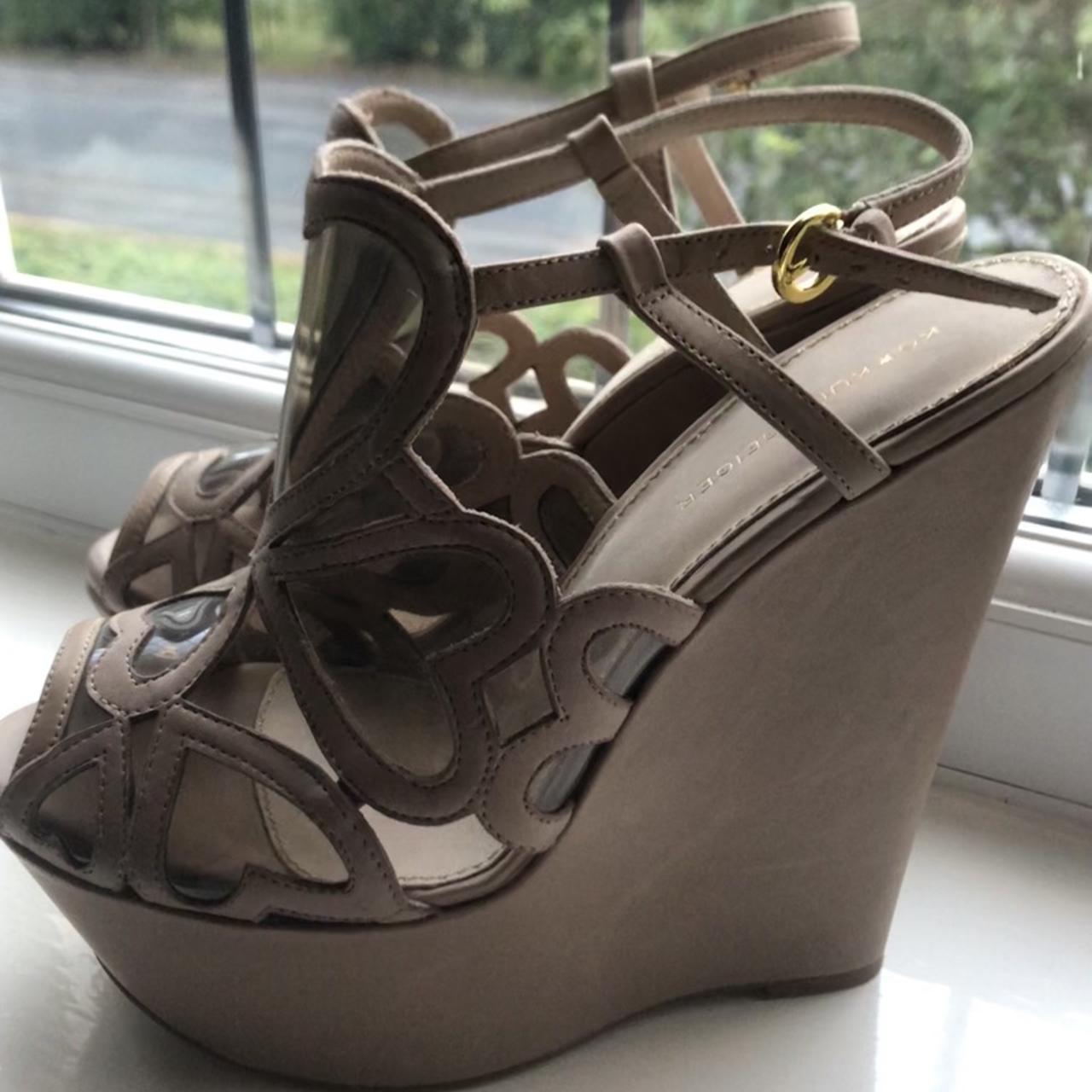 Kurt geiger hot sale nude wedges