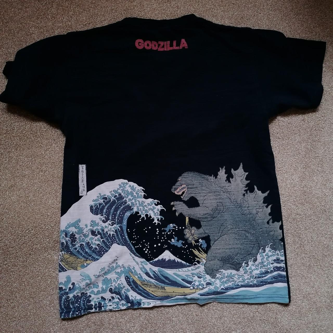 Official Godzilla x Hokusai Ukiyoe, Great Wave t... - Depop