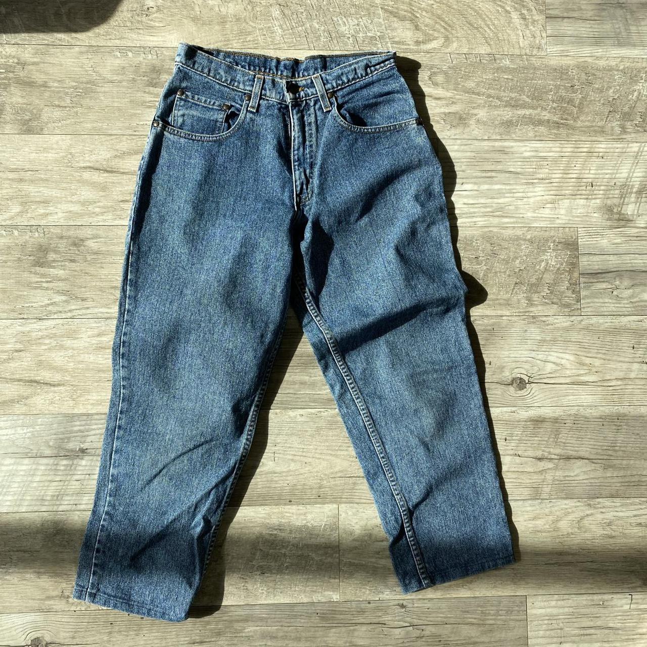 brown tab levis