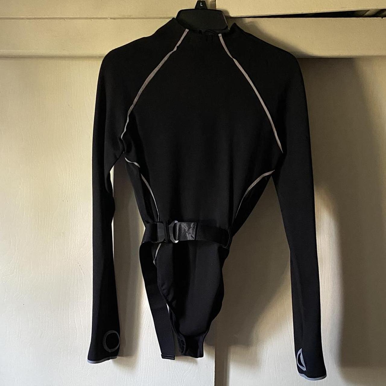 postergrl reflective bodysuit bottom part that... Depop