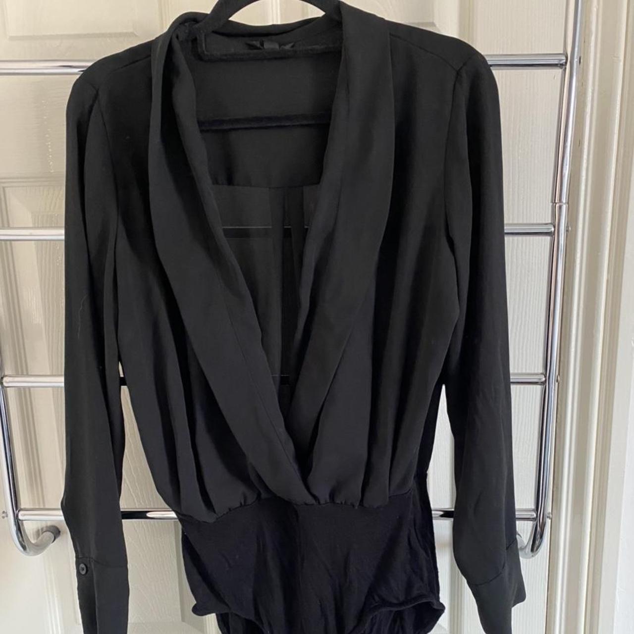 Topshop low cut bodysuit size 8 - Depop