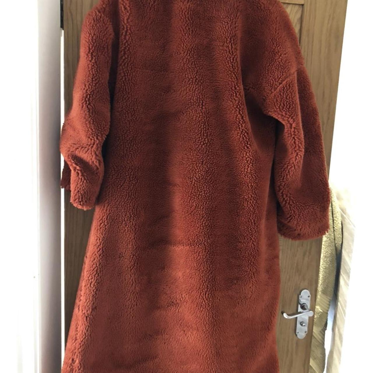 long teddy bear coat Fab condition Size... Depop