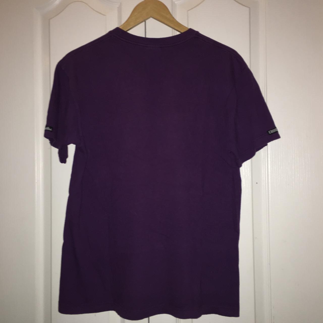 Crooks & Castles Men's Purple and Gold T-shirt (2)