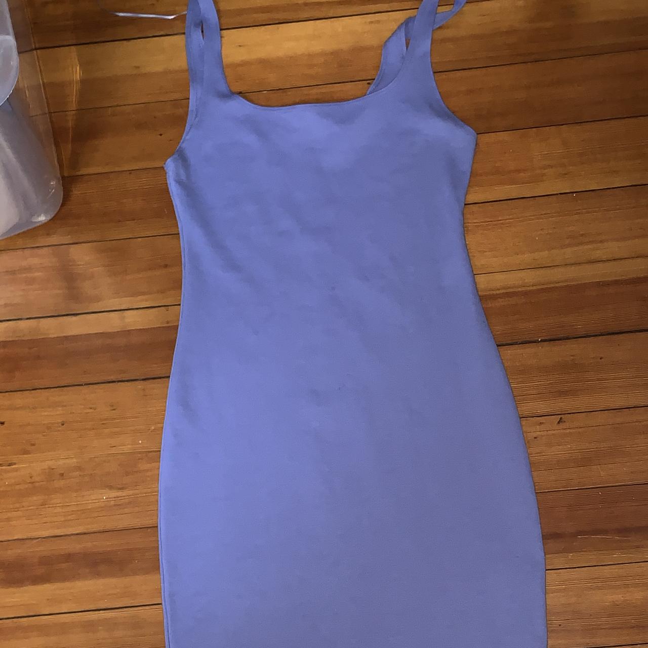 zara purple bodycon dress