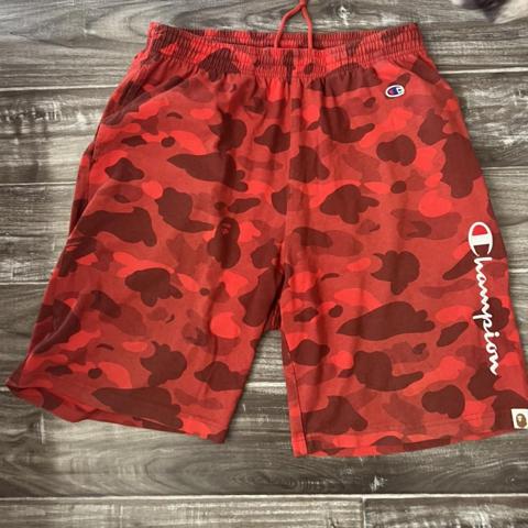 Bape x best sale champion shorts