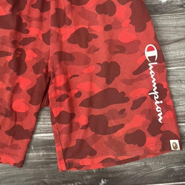 champion bape shorts