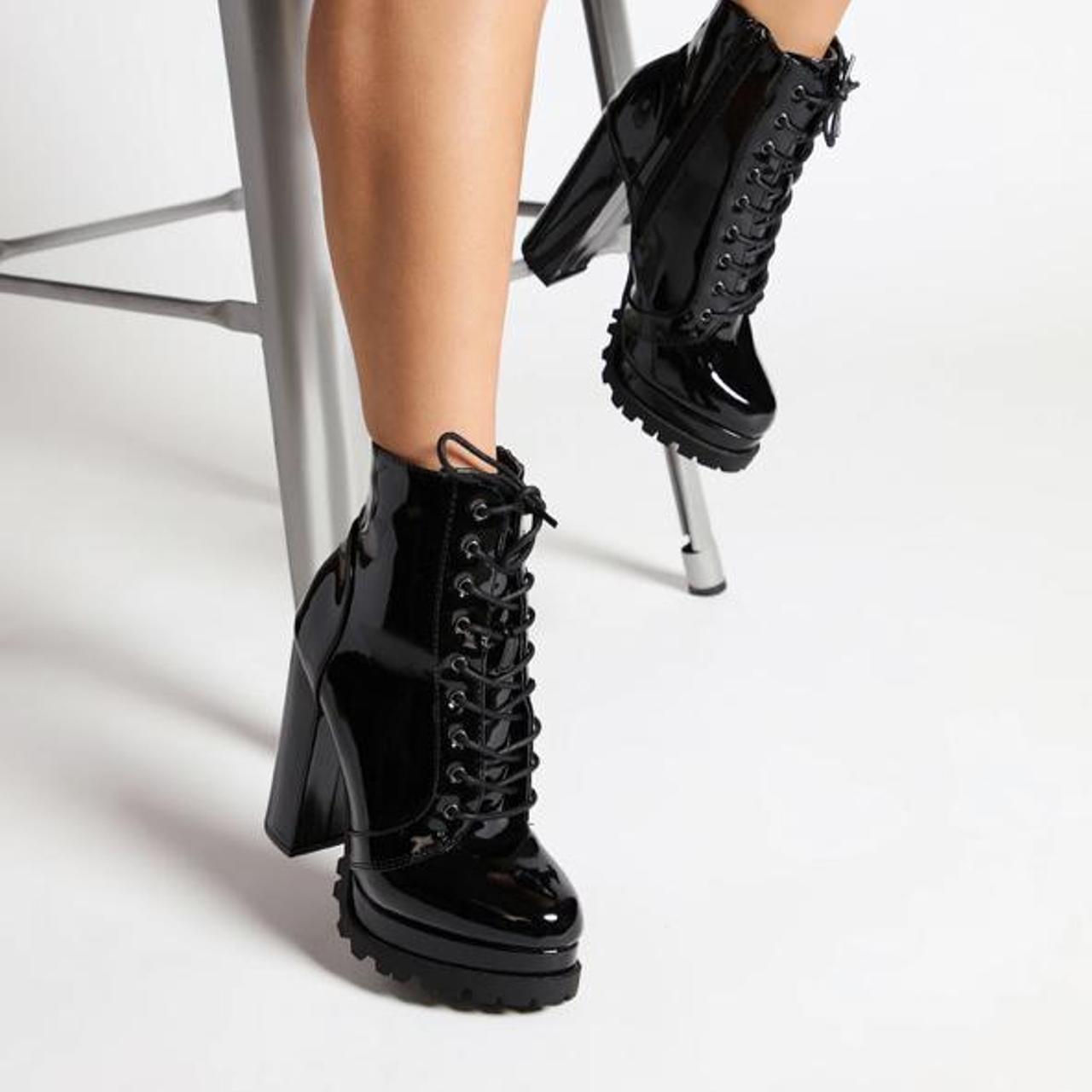 Fashion nova ankle clearance boots