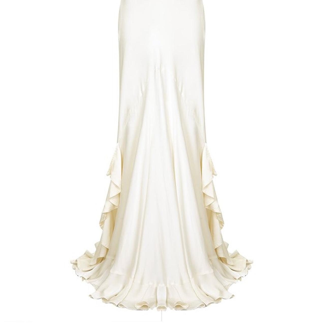 Beautiful ghost silk wedding dress Size XL BRAND NEW... - Depop