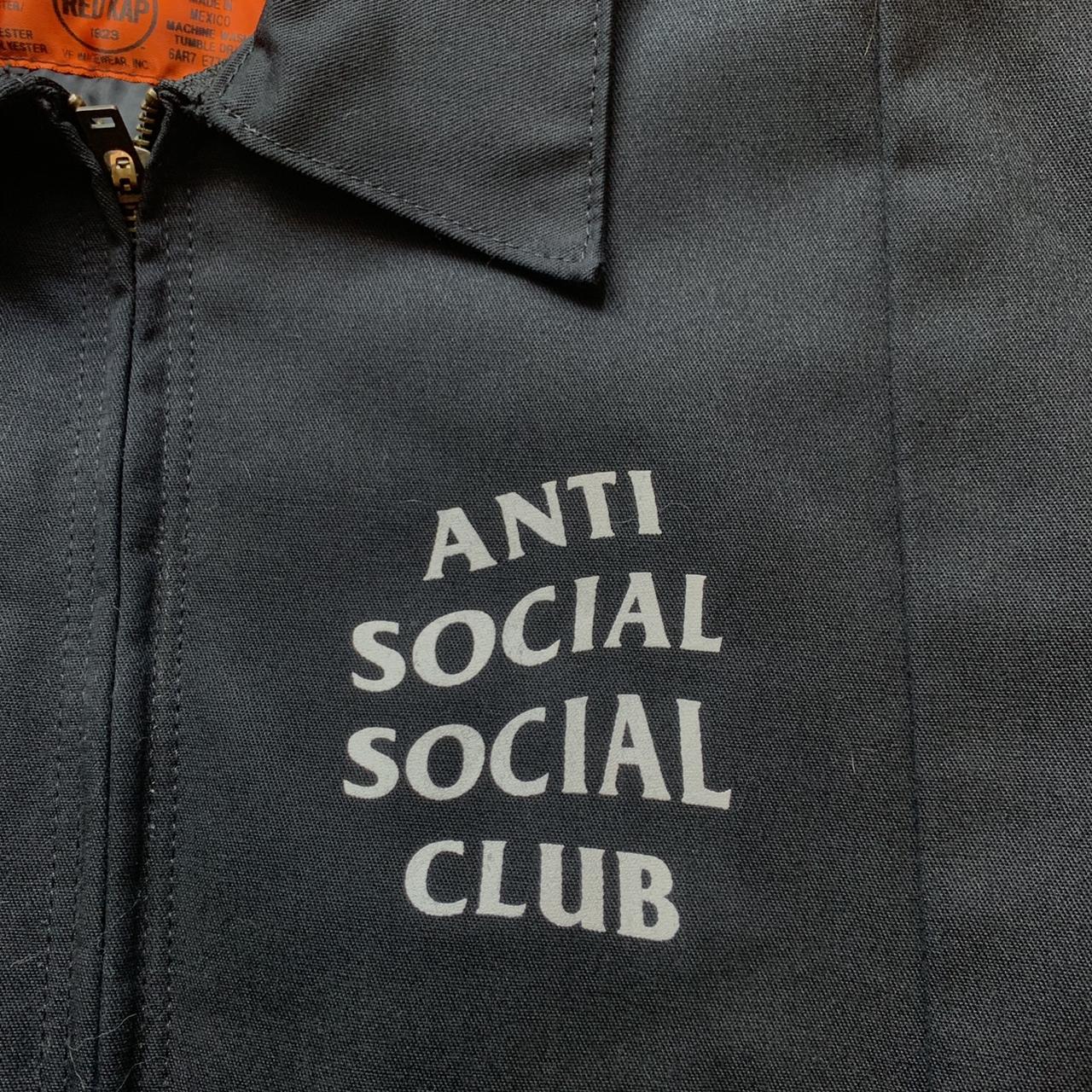 Anti Social Social Club Red Kap Jacket Usually Goes... - Depop