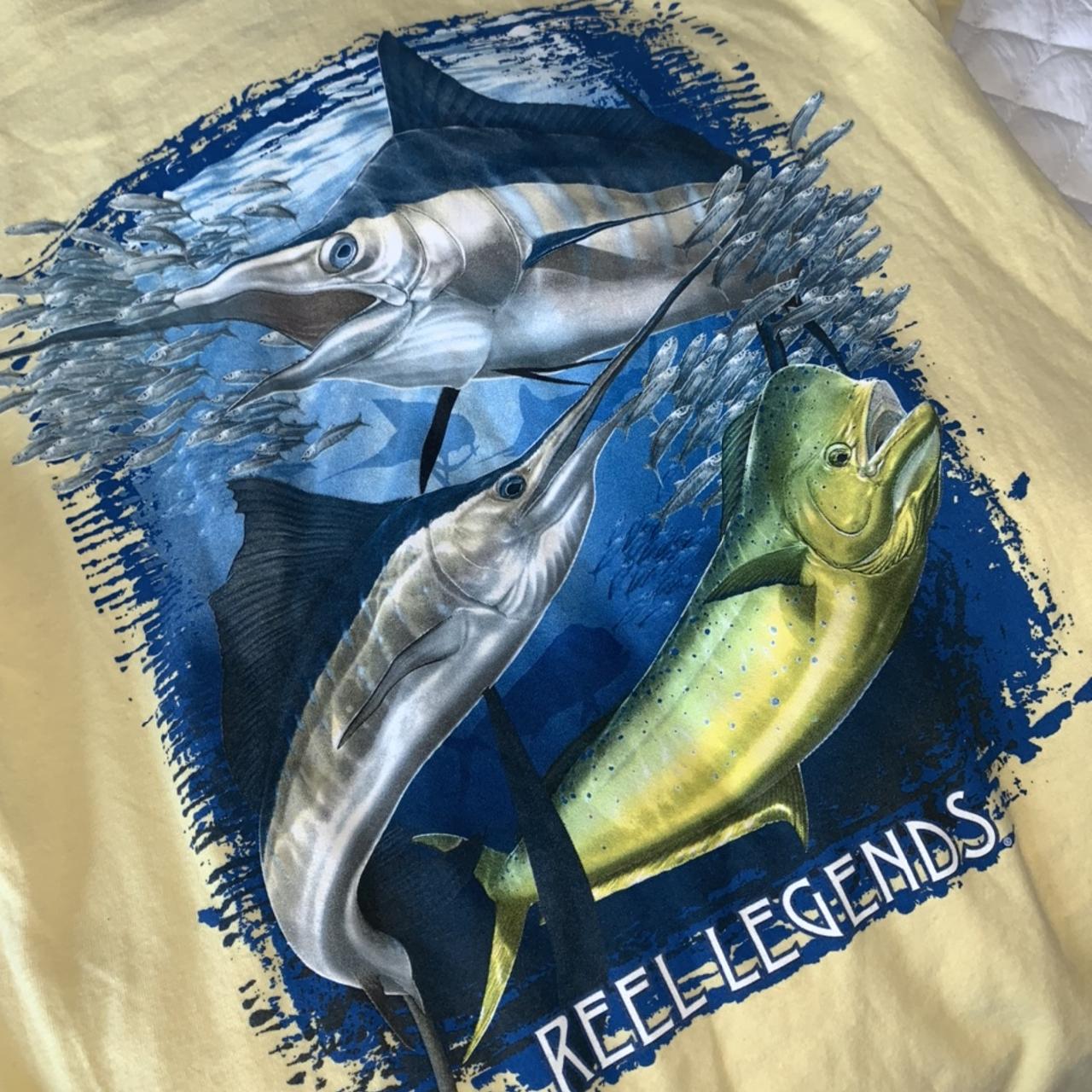 Vintage Reel Legends Fishing Shirt, ~ Excellent
