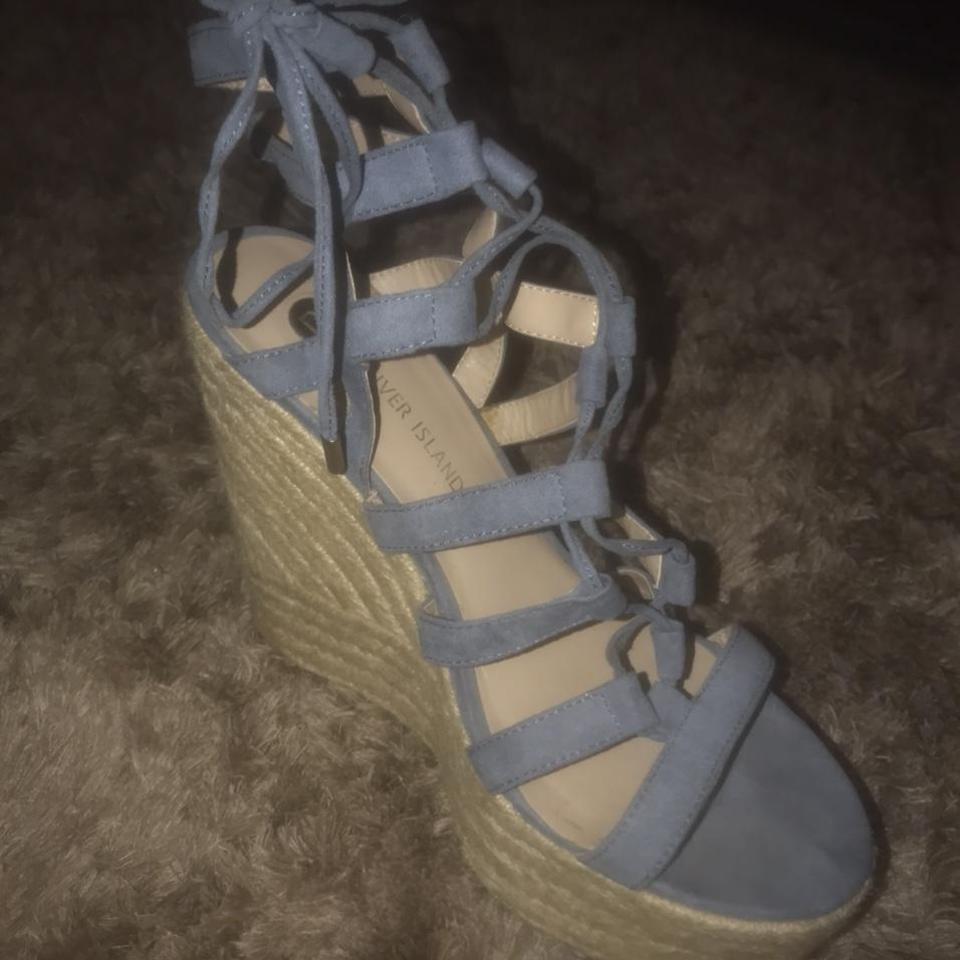 Tan wedges hot sale river island