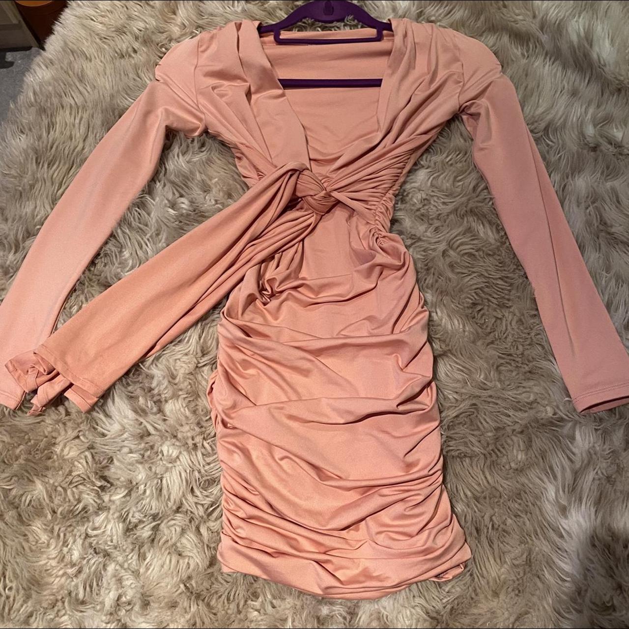 Oh Polly Women's Pink Dress Depop