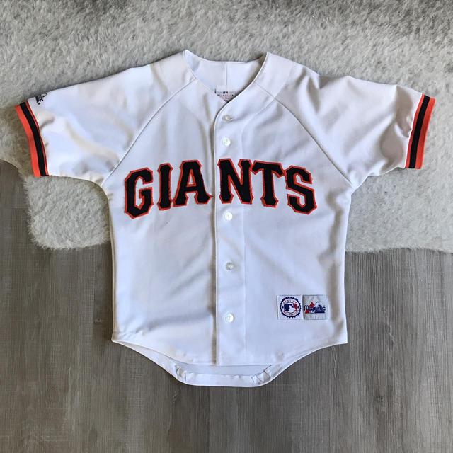 PINK SF Giants jersey. Great condition! #giants - Depop