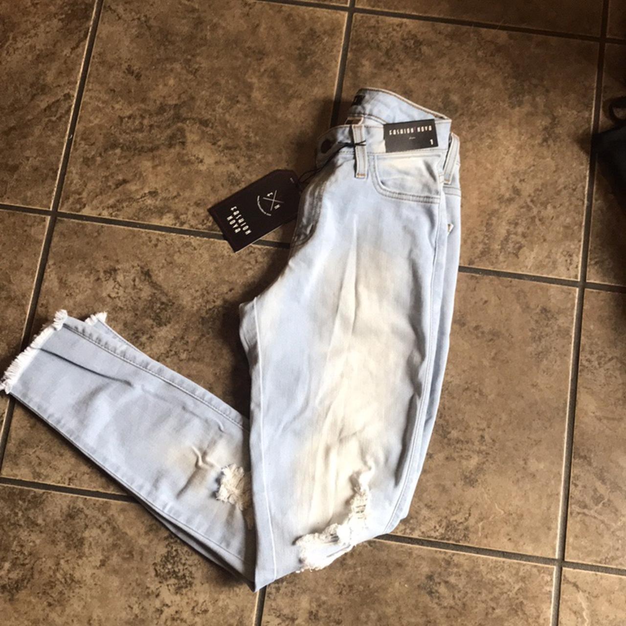 “Beach bum jeans light blue” Fashion nova Size... - Depop