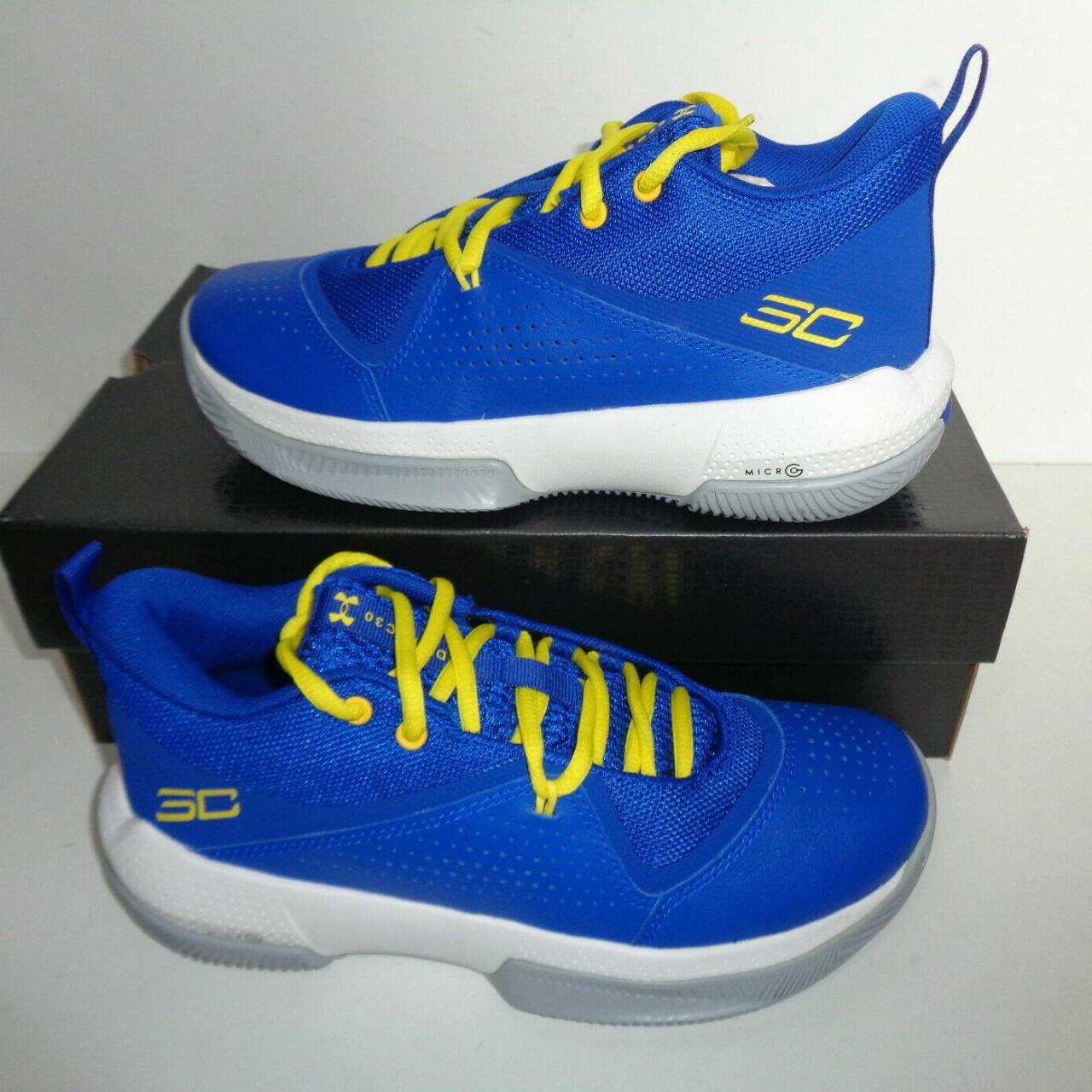 BLUE UNDER ARMOUR BASKETBALL TRAINERS Brand new &... Depop