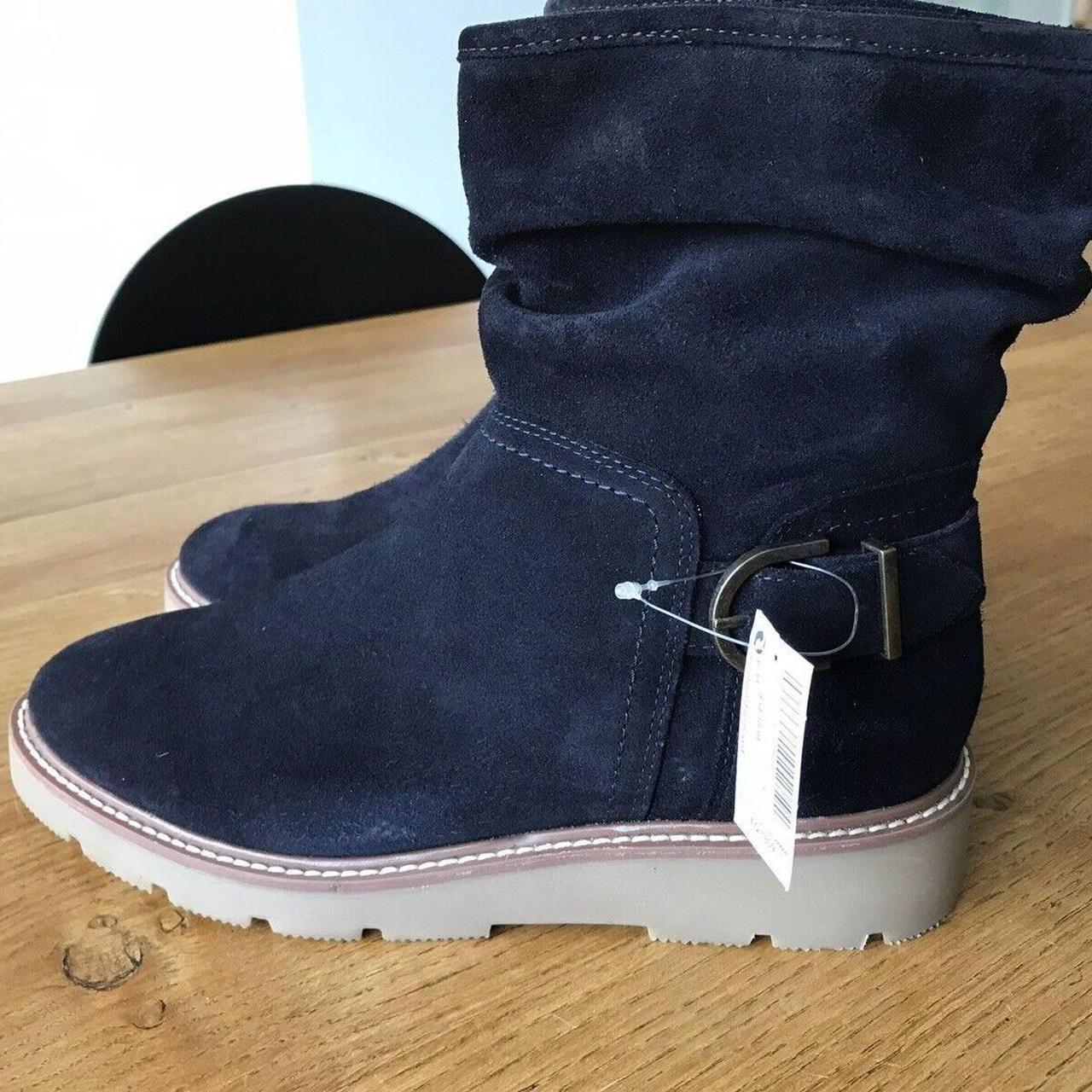 womens navy boots uk