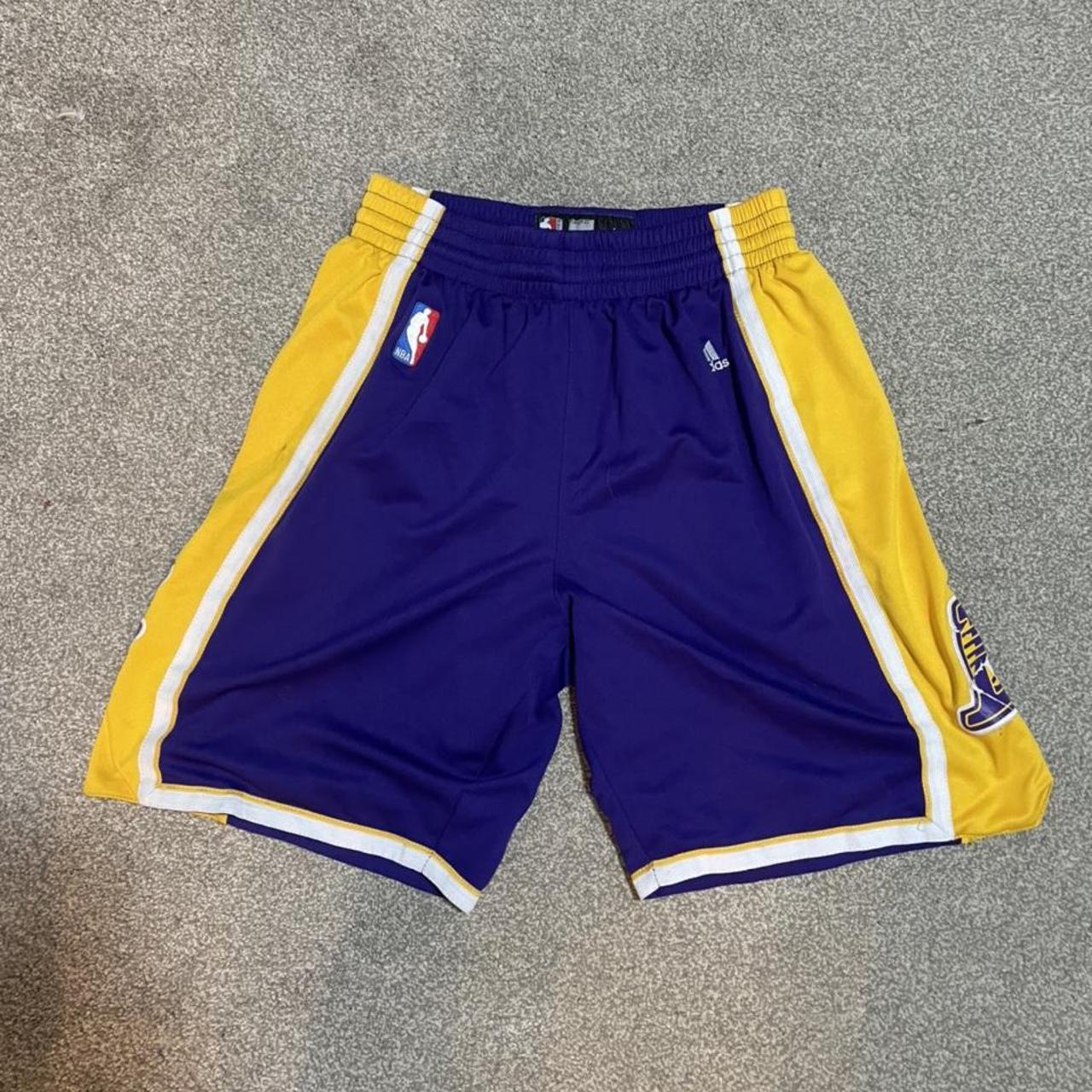 LA LAKERS ADIDAS NBA BASKETBALL SHORTS - GREAT... - Depop