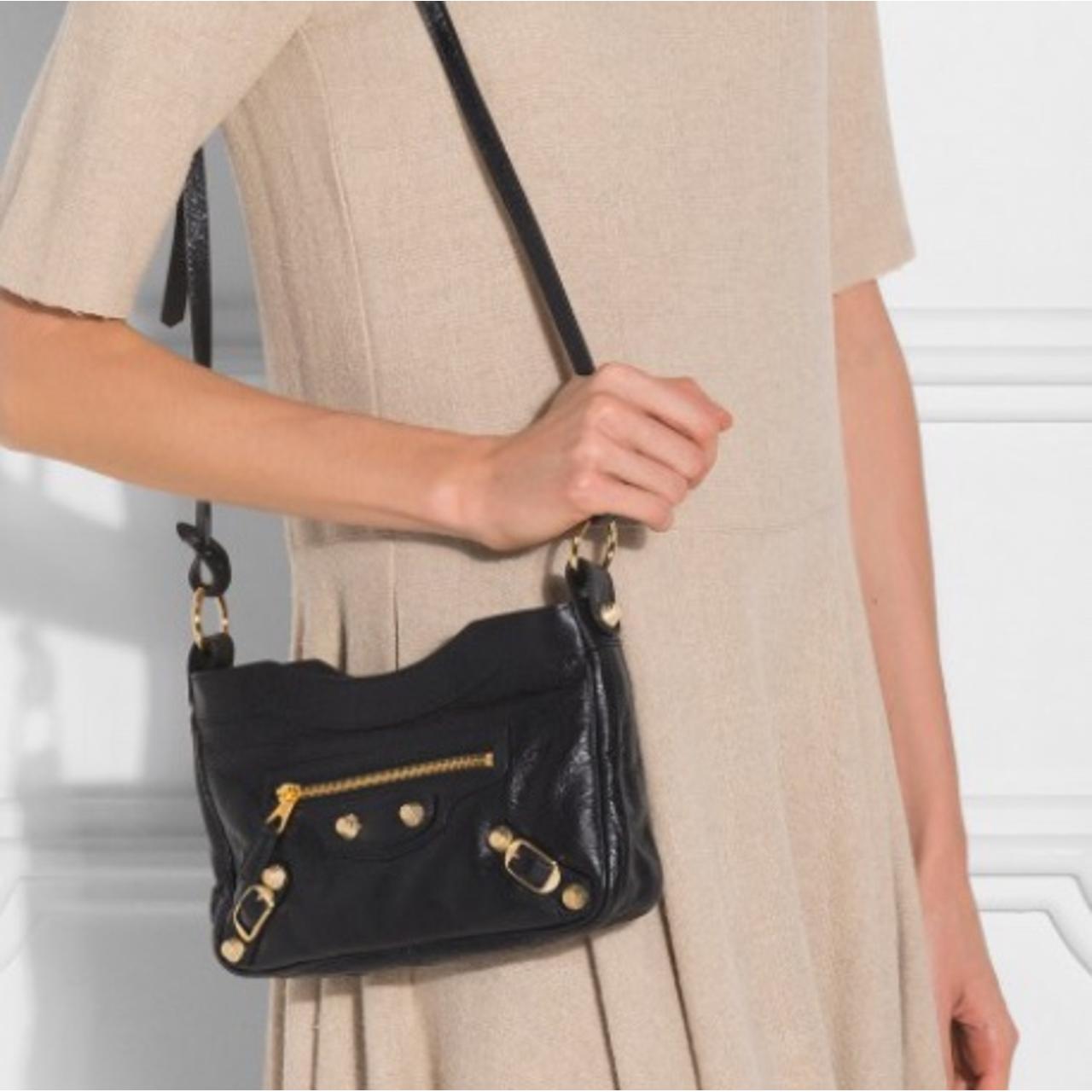 Authentic Balenciaga leather hip bag, This item