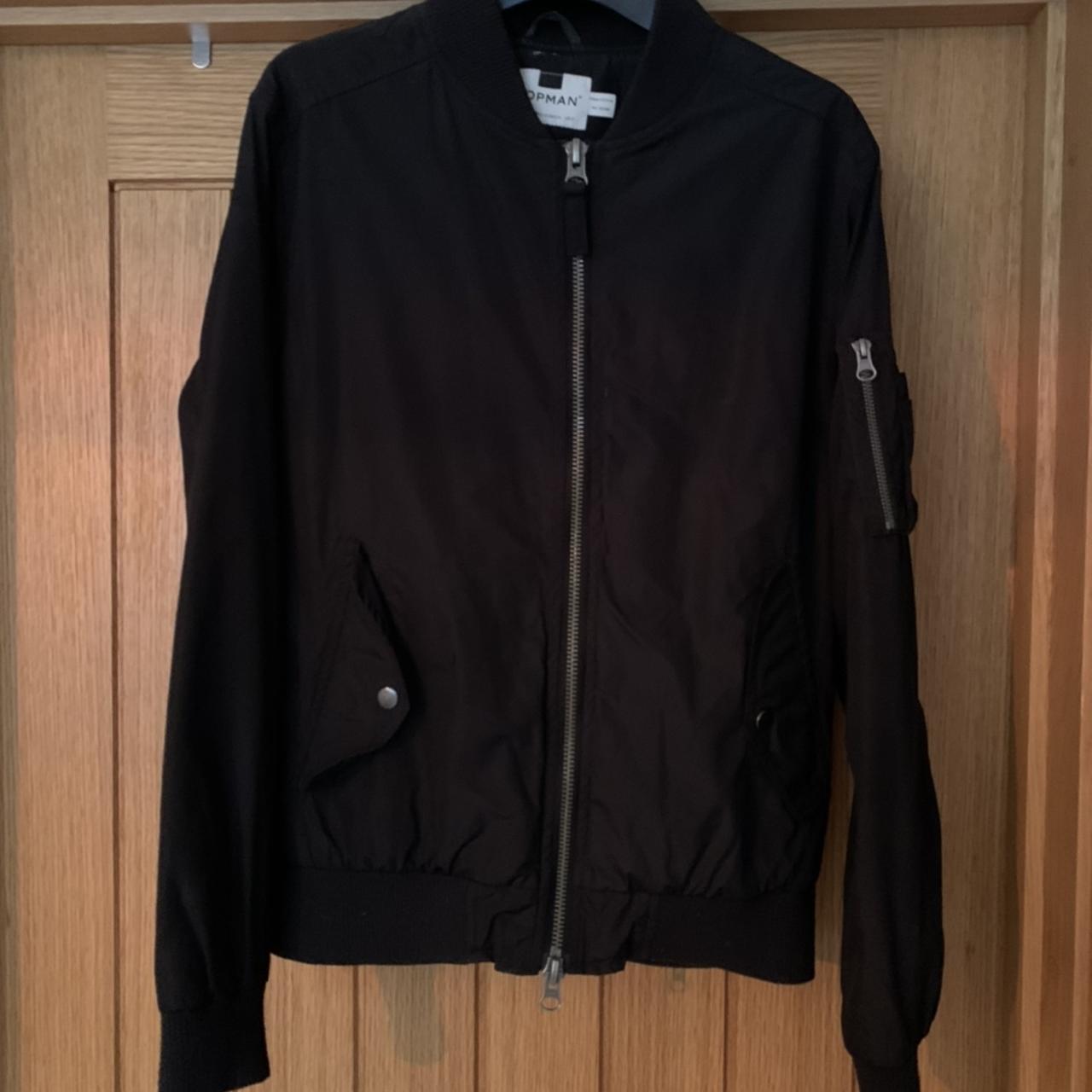 Topman black bomber jacket. Although this is men’s I... - Depop