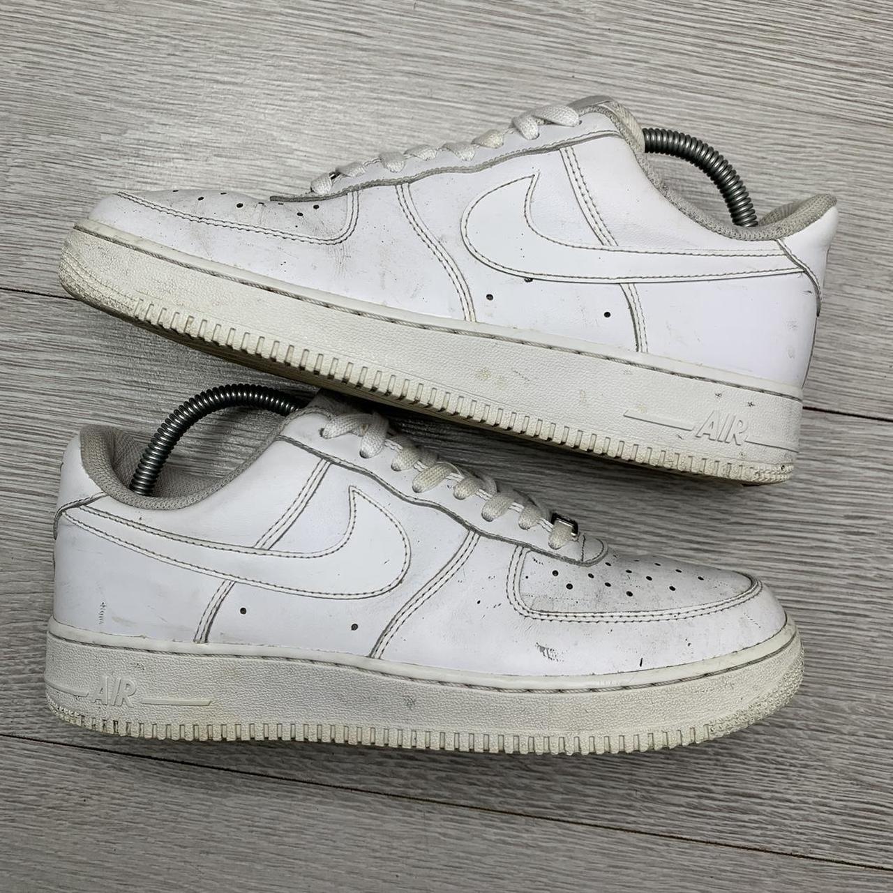 Nike Air Force 1 White Trainers Size UK 7 EU 41 US... - Depop