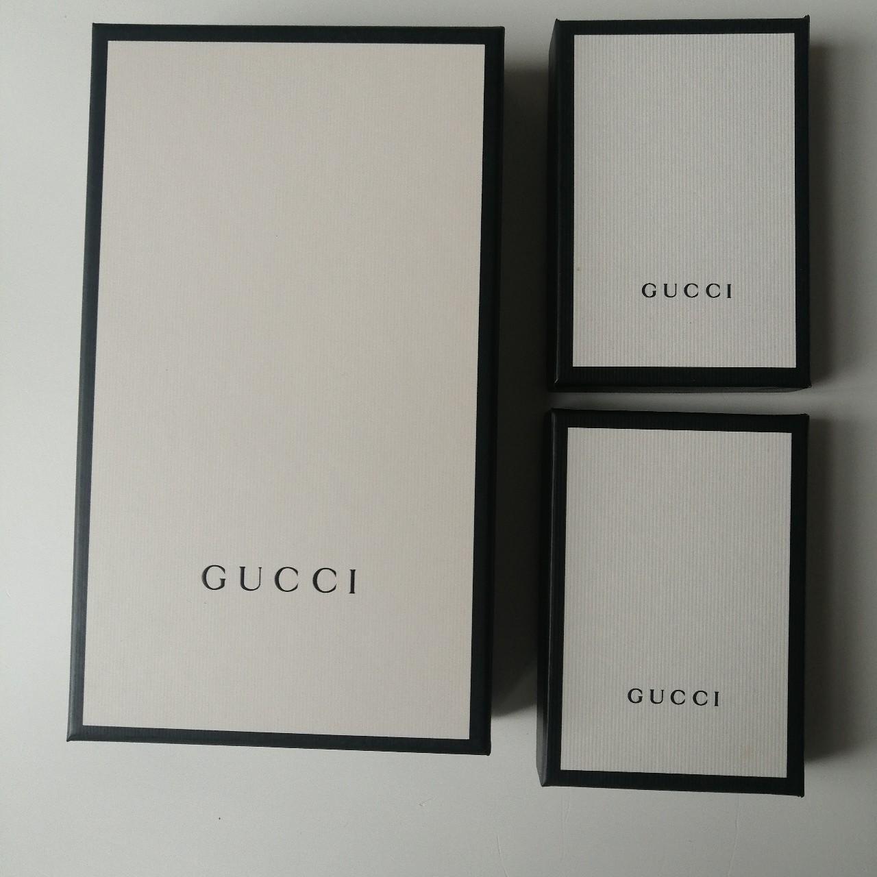 Gucci black and white gift boxes. Genuine Gucci... - Depop