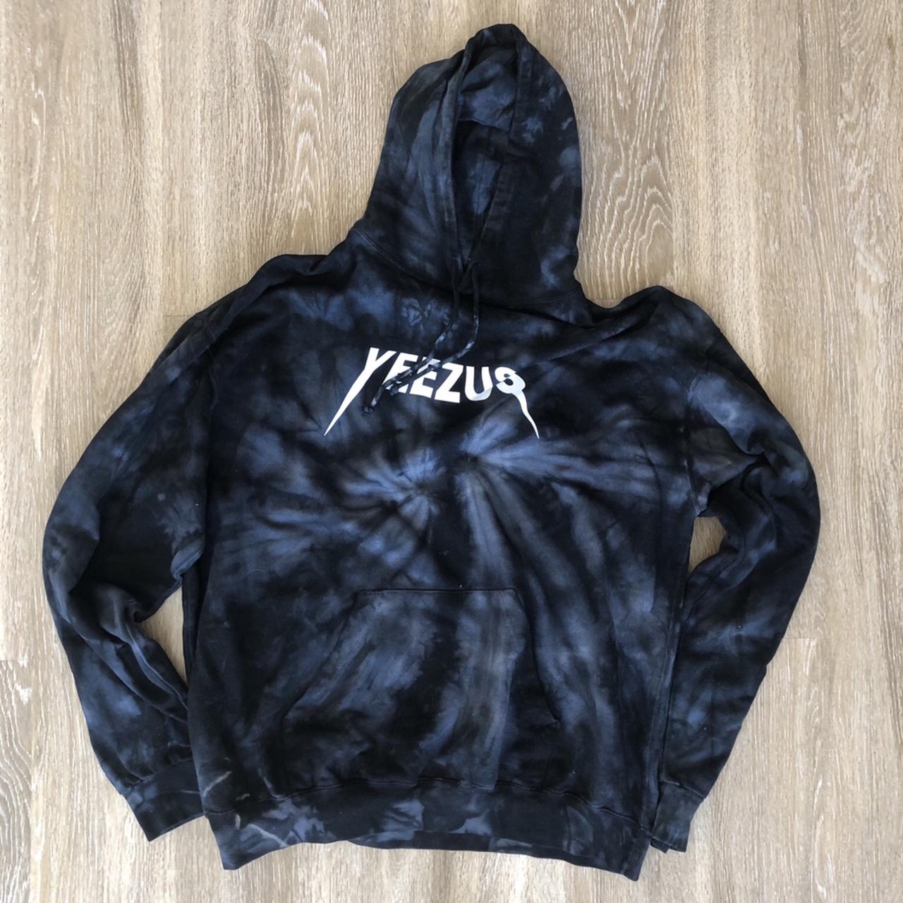 Yeezus Black Tie Dye Hoodie Condition 9 10 Barely worn