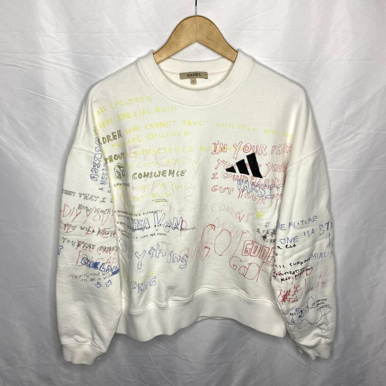 yeezy graffiti sweatshirt