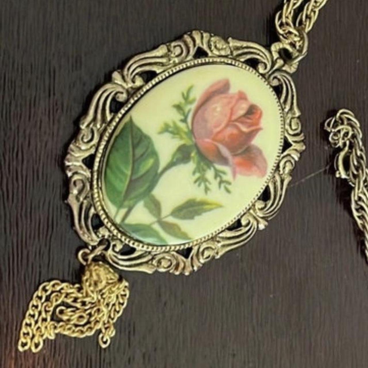 Product Image 4 - Beautiful Romantic Rose Cameo
Tassel Necklace-

-Acrylic
