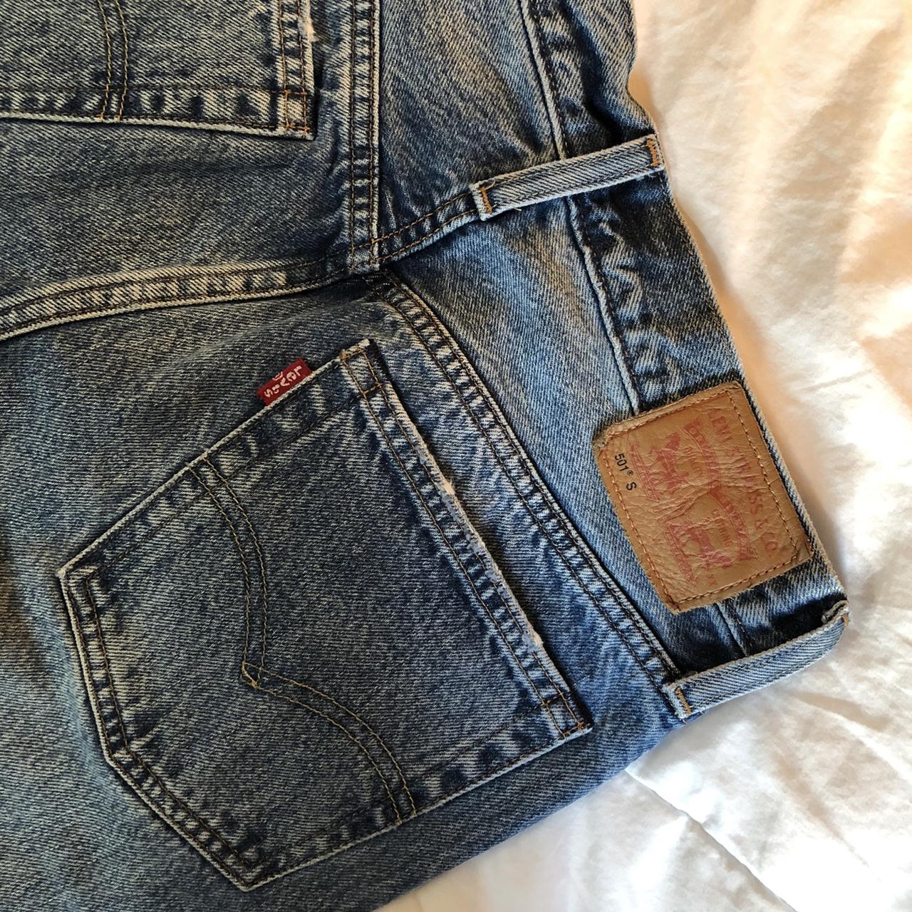 Levi's 501 skinny selvedge white oak cone denim... - Depop