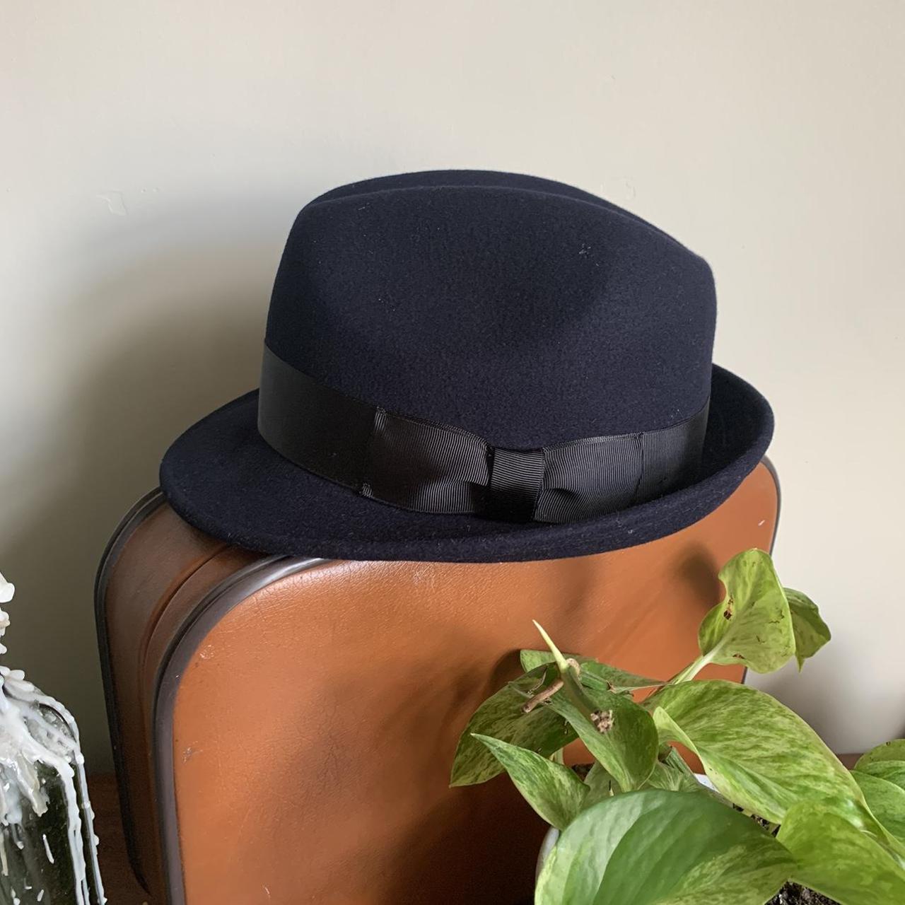 Reiss Men's Navy Hat Depop