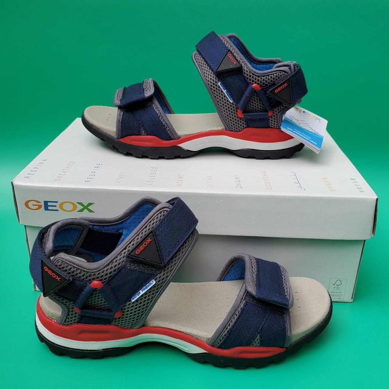 Geox BoysJ Borealis C Open Toe Sandals Blue Depop