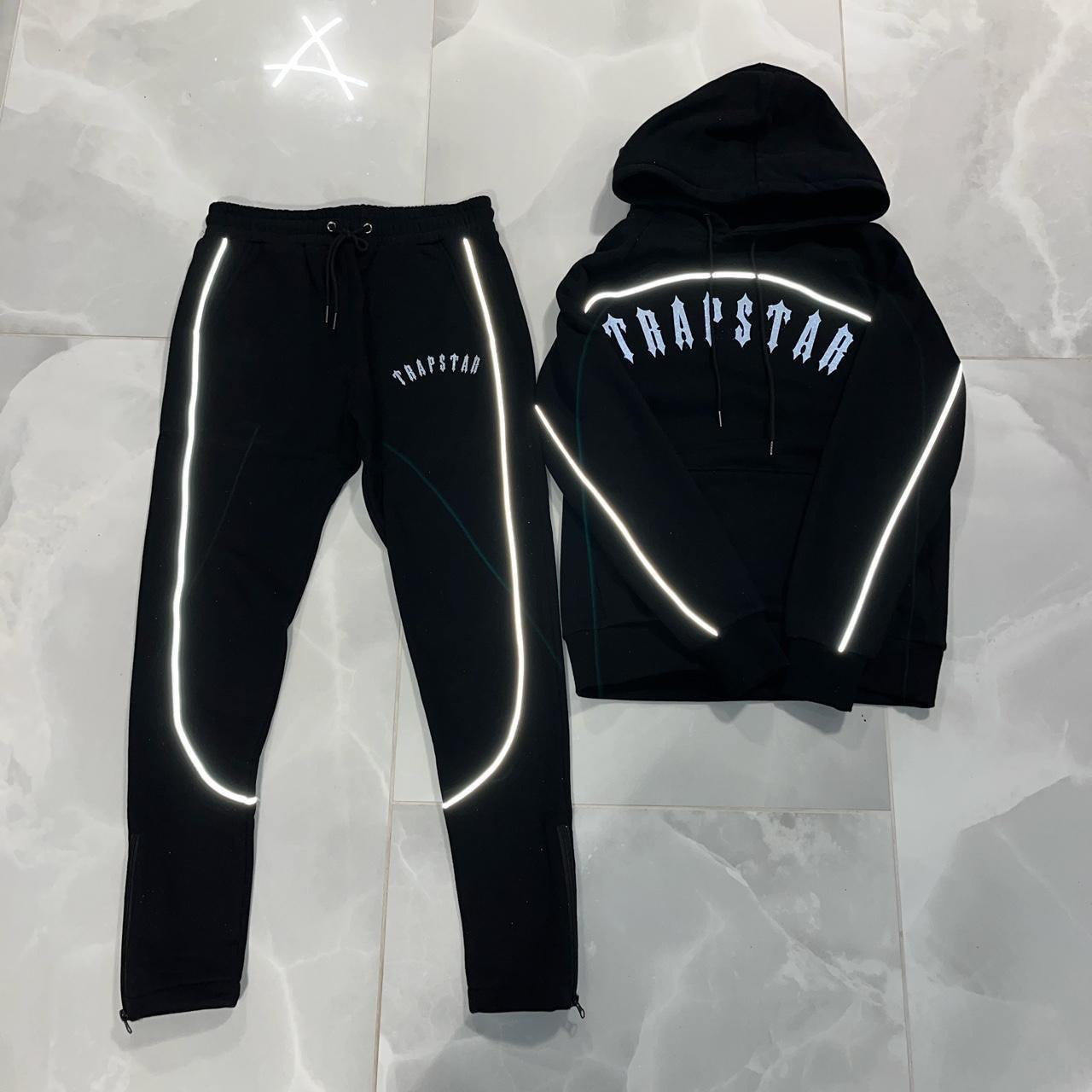 Trapstar Irongate Arch Hoodie Tracksuit Black /... Depop