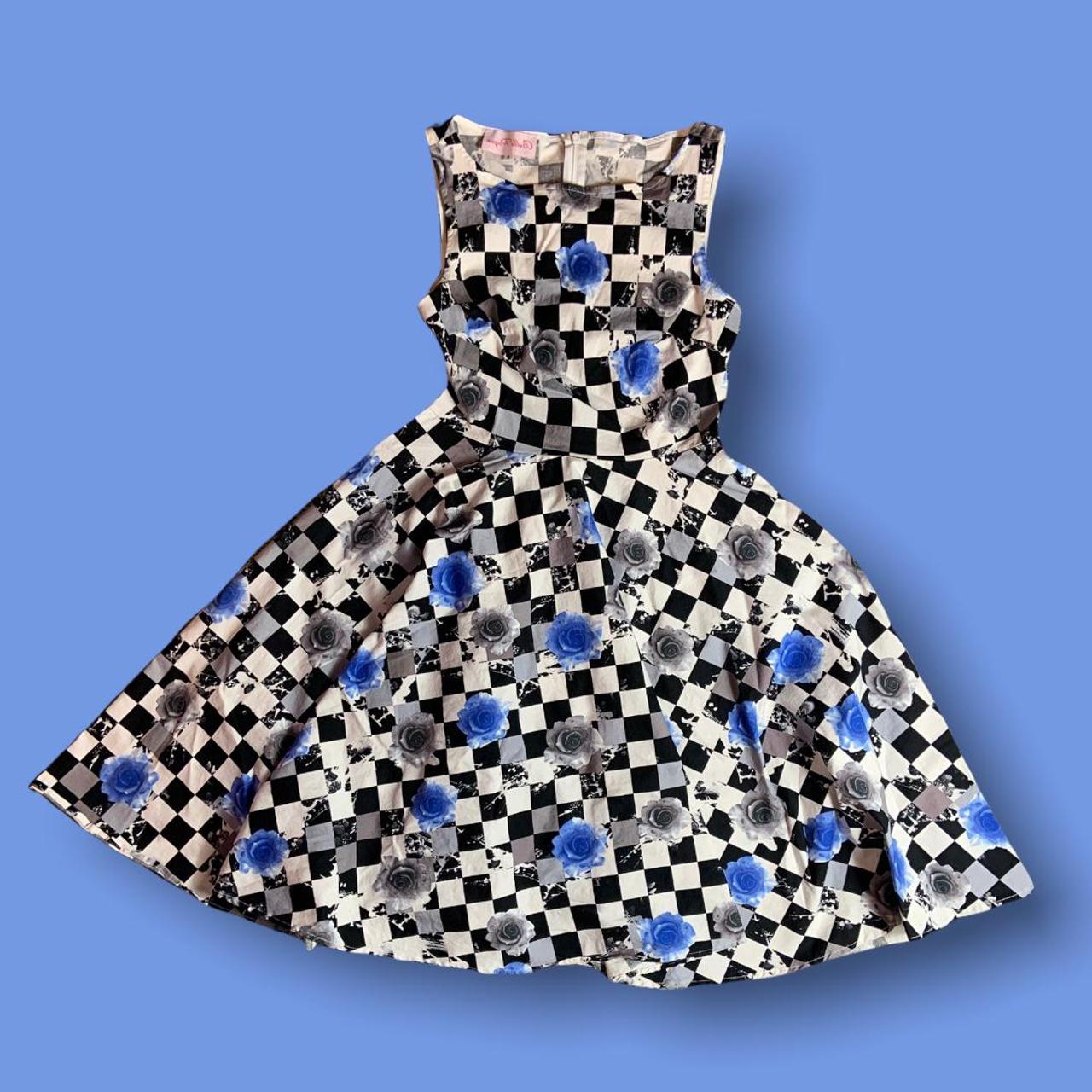 Checkered hotsell skater dress